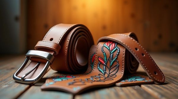 Des ceintures en cuir femme avec motifs pour tous les styles